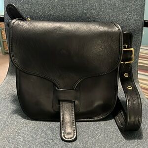 Vintage Coach Courier Black NYC Shoulder Bag